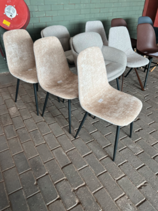 Ca. 11x Mixpartij eetkamerstoelen, Dutchbone, Zuiver En Byfonq, Bruin